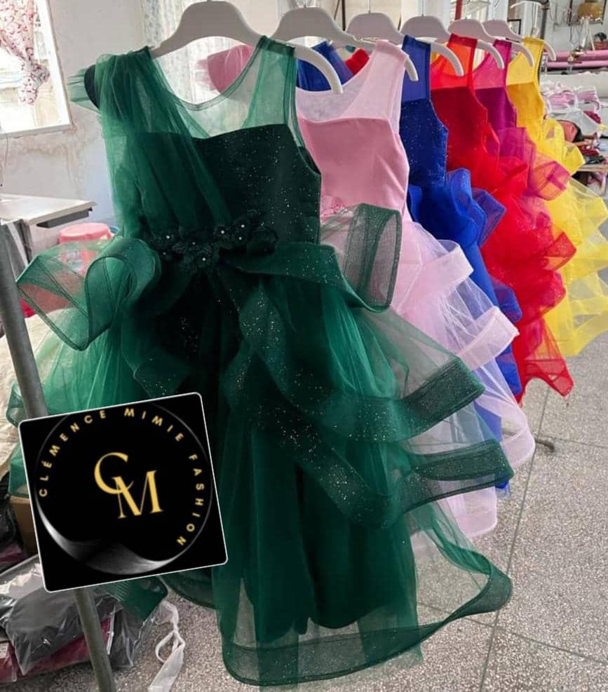 ROBE VERT EMERAUDE — vue 1