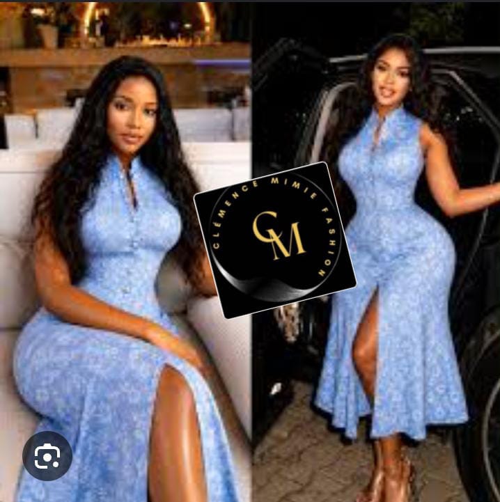 ROBE SIRENE BLEUE — vue 1